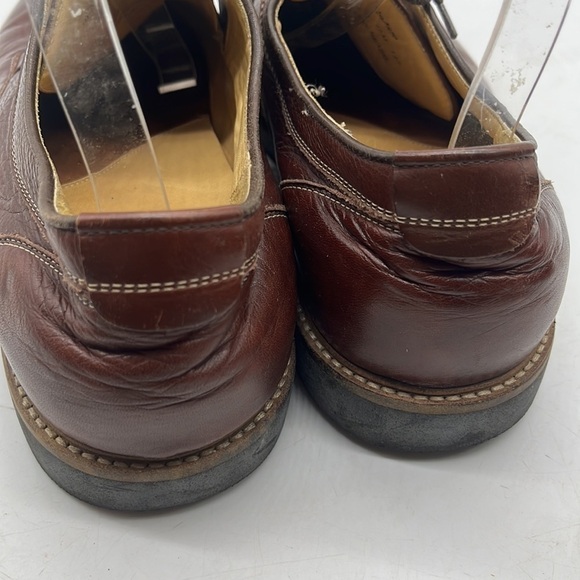 Johnston & Murphy Red Brown Sheepskin Lace Up Oxford Sz 12. MS1976 main image 4